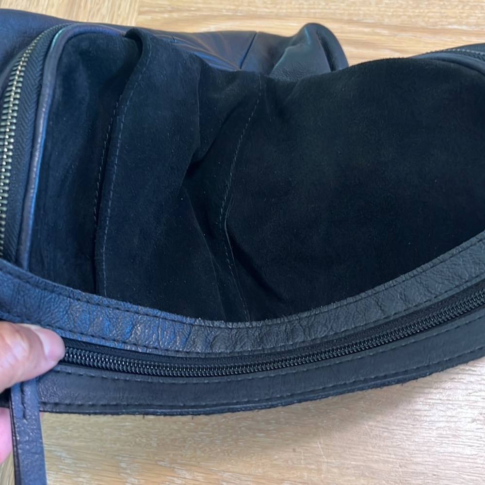 NEW Free people Black Leather Backpack - Picture 7 of 10